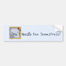Seamstress Bumper Sticker