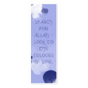 Search for Allah Islamic bookmark business cards