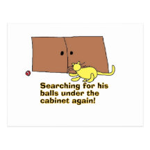 Searching for toys Postcard
