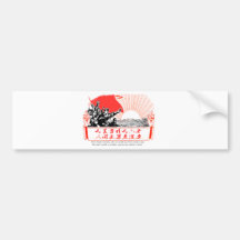 Seas Become Mulberry Fields Bumper Stickers