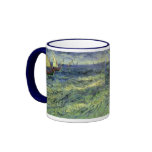 Seascape at Saintes-Maries by Vincent van Gogh mugs