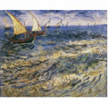 Seascape at Saintes Maries by Vincent van Gogh photo sculptures