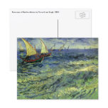 Seascape at Saintes-Maries by Vincent van Gogh postcards