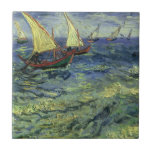 Seascape at Saintes Maries by Vincent van Gogh Ceramic Tiles