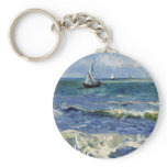 Seascape at Saintes Maries - Vincent Van Gogh Key Chain