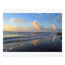 Seascape Cloud Reflectiom Photographic Print