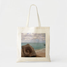 Seashell Beach Paradise Canvas Bags
