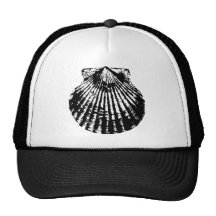 Seashell Sketch Trucker Hats