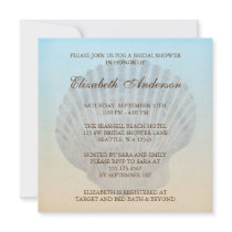 Seashell Tropical Beach Bridal Shower