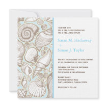 Seashell Wedding Invitation