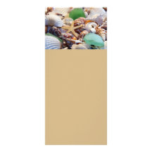 Seashells, Starfish & Sea Glass Rack Cards