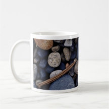 Seashore beach stones mugs