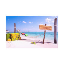 Seaside 14  Stretched Canvas Print