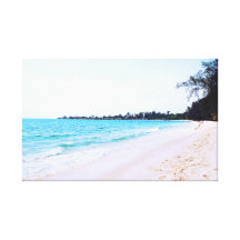 Seaside 16  Stretched Canvas Print