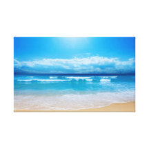 Seaside 17 Stretched Canvas Print