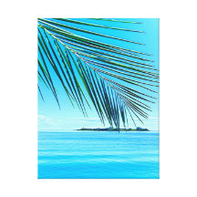 Seaside 30 Stretched Canvas Print