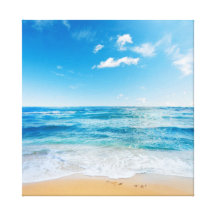 Seaside 34  Stretched Canvas Print