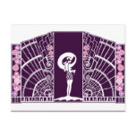 Seaside Deco in Purple and Pink postcards