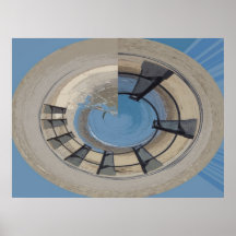 SEASIDE RAILINGS POSTER