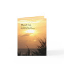 Seaside Tranquil Sunset Thank-You for Sympathy cards