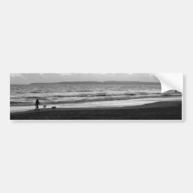 Seaside Walk Bumper Stickers