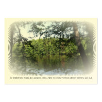 Season Ecclesiastes Lake Forest Bookmark ATC ACEO