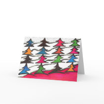 Seasonal Card Multi Trees B1