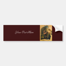 SEASON'S FRUITS -PROSPERITY brown yellow green Bumper Stickers