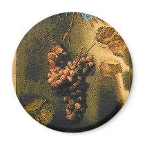 SEASON'S FRUITS -PROSPERITY brown yellow green Refrigerator Magnet