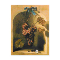 SEASON'S FRUITS -PROSPERITY brown yellow green Postcard