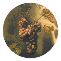 SEASON'S FRUITS -PROSPERITY brown yellow green Round Sticker