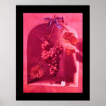 SEASON'S FRUITS -PROSPERITY pink red purple Posters