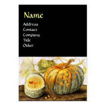 SEASON'S FRUITS / PUMPKINS BUSINESS CARD TEMPLATES