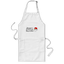 Seasons Greeting Beyotches Santa Claus Aprons