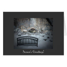 Season's Greeting Card - Winter