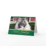 Season's greetings Akita dog greeting card