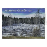 Seasons Greetings Blank Greeting Card