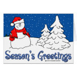 Season's Greetings Christmas Card