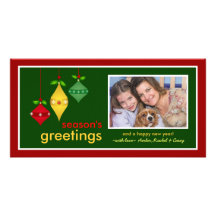 Season's Greetings Christmas Photo Cards