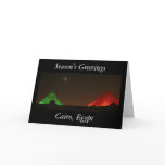Season's Greetings Christmas Pyramid Notecard
