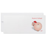 Season's Greetings (Eatings) Pig Cartoon. invitations