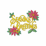 Seasons Greetings embroidered shirts