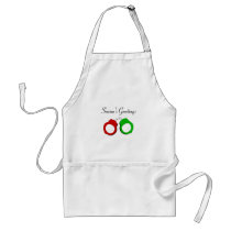 Season's Greetings (Handcuffs) Aprons