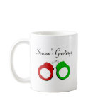 Season's Greetings (Handcuffs) mugs