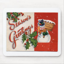 Season's Greetings Mouse Mats