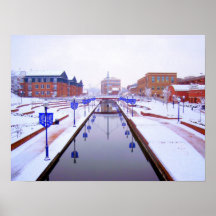 Seasons Greetings on Carroll Creek Print