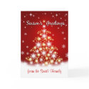 Season's Greetings -  Personalised Christmas Cards