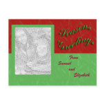 Seasons Greetings Photo Frame postcards