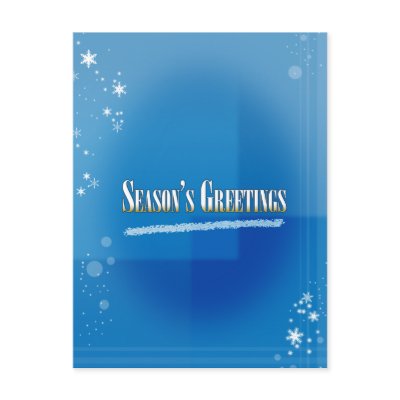 Season's Greetings Postcard by BPDesigns