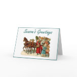 Season's Greetings (vintage carriage) cards